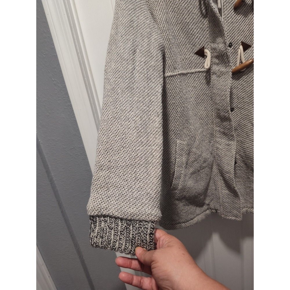 Rip Curl Penny Longline Fleece Lined Jacket Small Gray Hoodie Full Zip Cozy Warm - Picture 10 of 12